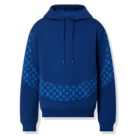 lv hoodie blue|louis vuitton bee hoodie.